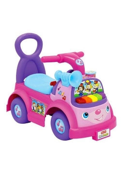 Jeździk Little People muzyczna parada różowy