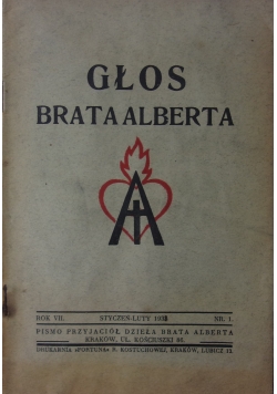Głos Brata Alberta, 1938r.