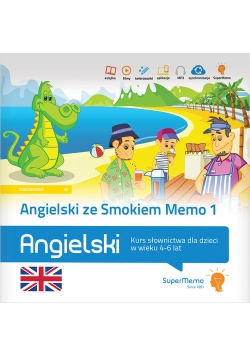 Angielski ze Smokiem Memo 1 Kurs słownictwa dla dzieci w wieku 4-6 lat