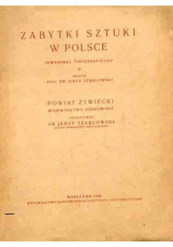 Zabytki Sztuki w Polsce ,1948r.