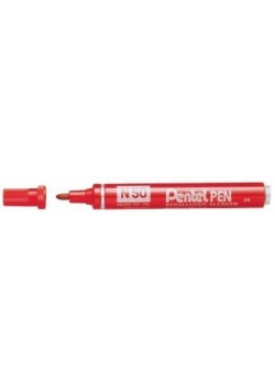 Marker okrągły N50 czerwony (12szt) PENTEL