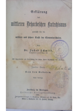 Mittleren Deharbelchen Katechismus, 1892 r.