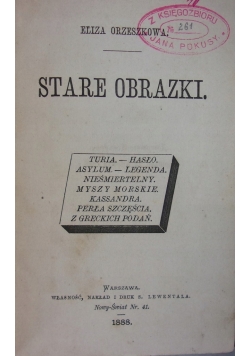 Stare obrazki 1888 r
