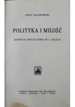 Polityka i miłość 1926 r.