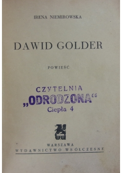 Dawid Golder