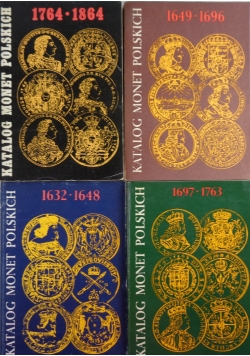 Katalog monet Polskich, 4 tomy