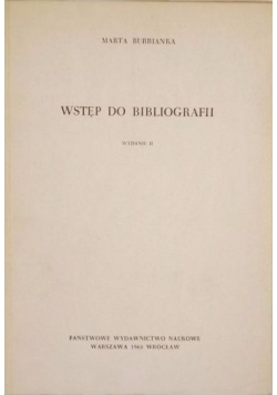 Wstęp do bibliografii