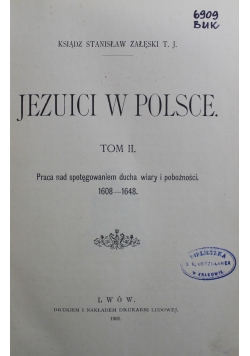 Jezuici w Polsce Tom 2 1901 r