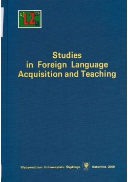 Studies of Foreign Language Acquisition and Teaching