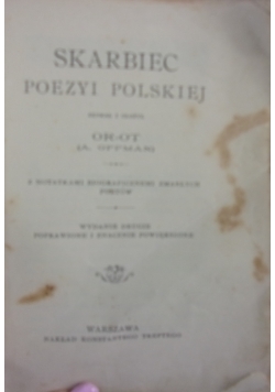 Skarbiec poezyi polskiej, 1903 r.