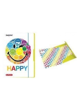 Teczka A4 z gumką SmileyWorld Rainbow
