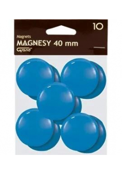 Magnes 40mm niebieski 10szt GRAND