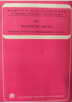 Duchowość misyjna tom IV