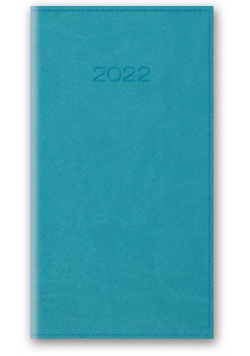 Kalendarz 2022 11T A6 kieszonkowy turkus vivella