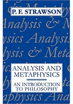 Analysis and metaphysics