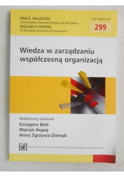 Wiedza w zarządzaniu współczesną organizacją