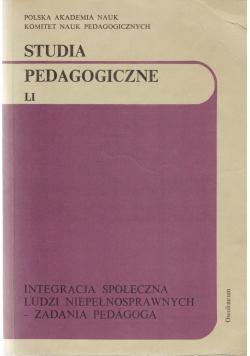 Studia Pedagogiczne LI