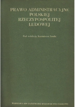 Prawo administracyjne PRL