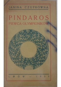 Pindaros piewca olympioników,1935r
