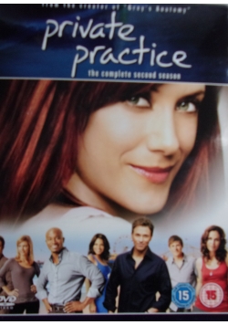 From the creator of Grey's Anatomy. Private Practice the complete second season. Zestaw płyt DVD
