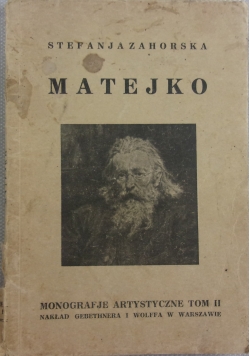 Matejko z 32 reprodukcjami, 1925 r.