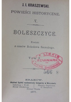 Boleszczyce ,1877r.