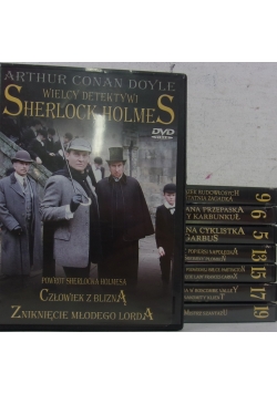 Wielcy detektywi Sherlock Holmes, zestaw 8 płyt DVD