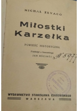 Miłostki karzełka,1935r.