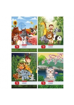 Zeszyt A5/16K linia Happy Pets (10szt)