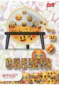 Zeszyt A5 Chemia Emoji w kratkę 60 kartek 10 sztuk