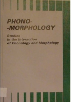Phono Morphology Studies in the Interaction