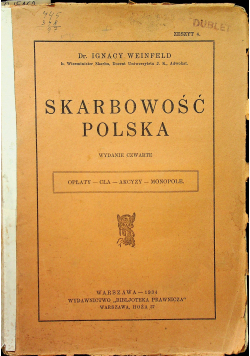 Skarbowość Polska 1934 r