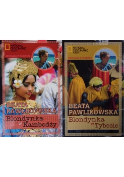 Blonynka w Tybecie/ Blondynka w Kambodży - zestaw 2 książek