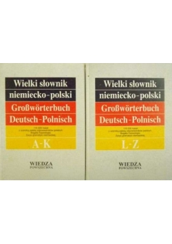 Wielki słownik niemiecko-polski, 2 tomy