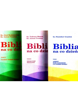 Biblia na co dzień Tom I do III