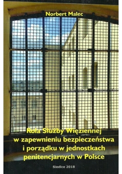 Rola Służby Więziennej w zapewnieniu bezpieczeństwa i porządku w jednostkach penitencjarnych w Polsce