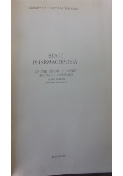State Pharmacopoeia IX