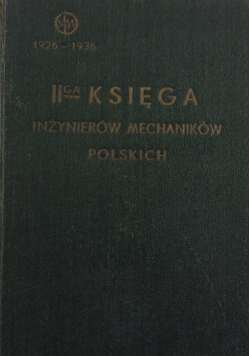 II Księga inżynierów mechaników polskich ,1936 r.