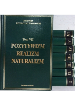 Historia literatury światowej, tom od I do VII