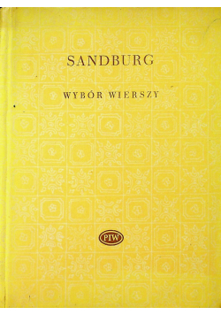 Sandburg Wybór wierszy