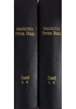 Geschichte des Preussischen Staates und Volkes . Zestaw 2 książek, ok 1872 r.