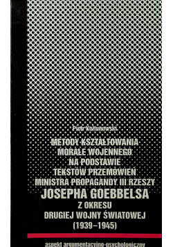 Metody kształtowania morale wojenne