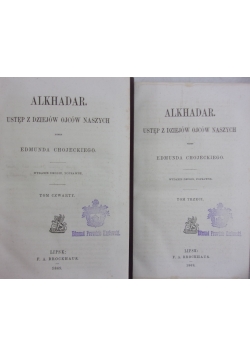 Alkhadar, tom III, IV, 1869 r.