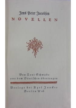 Novellen, 1912r.