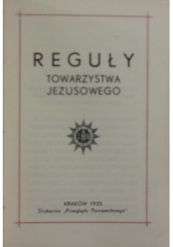 Reguły Towarzystwa Jezusowego, 1935 r.