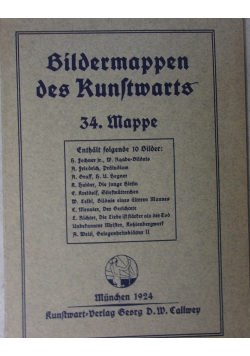 Bildermappen des Kunstwarts, 1924 r.