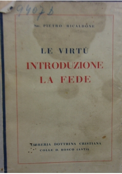 Introduzione la Fede