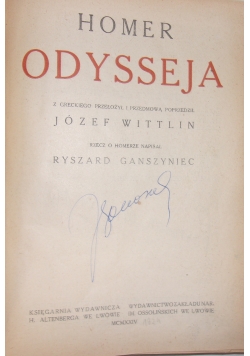 Odysseja, 1924r.