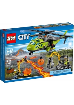 Lego CITY 60123 Wulkan - Helikopter dostawczy