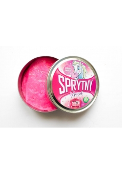 Sprytna Plastelina - Sprytny kucyk - Różowy brokat